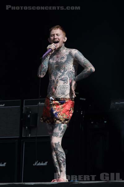 FRANK CARTER AND THE RATTLESNAKES - 2018-06-17 - BRETIGNY-SUR-ORGE - Base Aerienne 217 - Main Stage - 